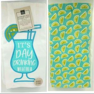 2 Kitchen Hand Towels